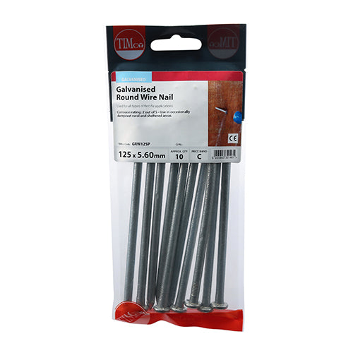 TIMCO Round Wire Nails Galvanised