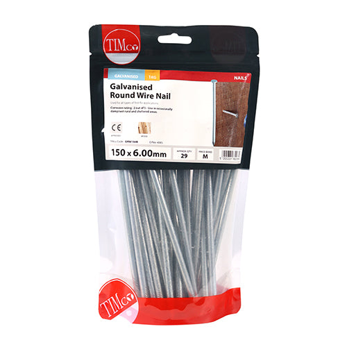TIMCO Round Wire Nails Galvanised