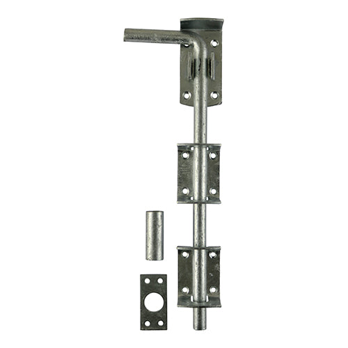 TIMCO Garage Drop Down Bolt Black - 12"
