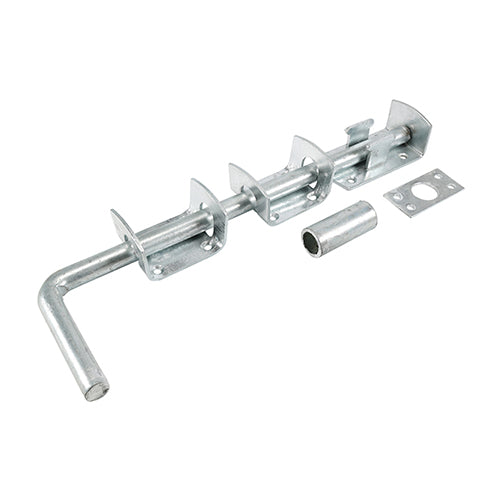 TIMCO Garage Drop Down Bolt Black - 12"