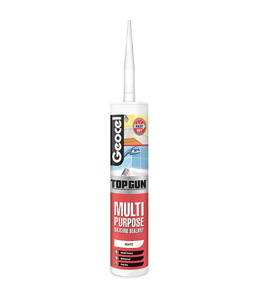 Geocel Top Gun Multi Purpose C3 Silicone 310ml Cartridge - Black