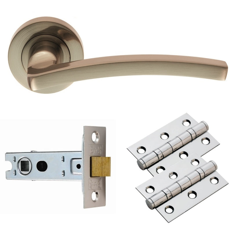 Tavira Door Pack - Satin Nickel