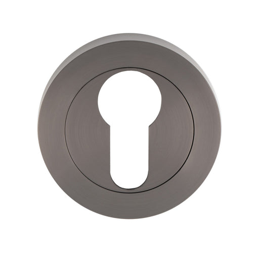 Escutcheon - Euro Profile On Concealed Fix Round Rose - Anthracite