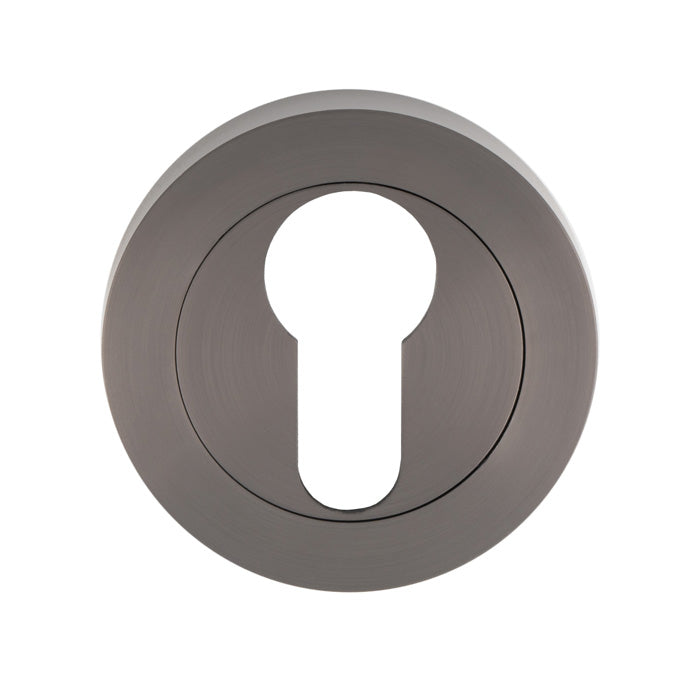 Escutcheon - Euro Profile On Concealed Fix Round Rose - Anthracite