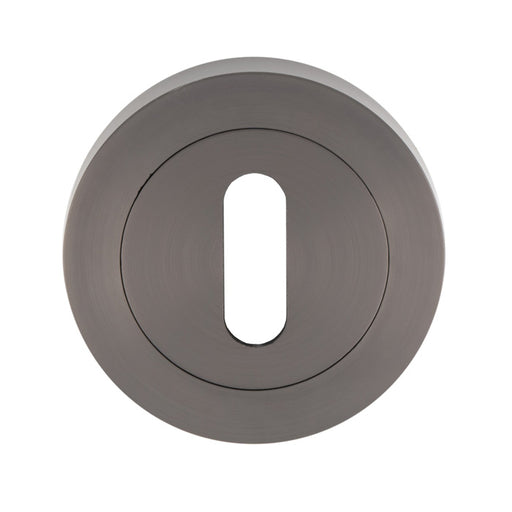 Escutcheon - Lock Profile On Concealed Fix Round Rose - Anthracite