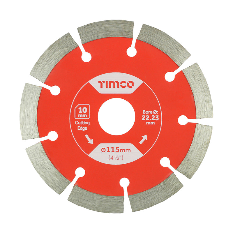 TIMCO General Purpose Diamond Blade Segmented — Box