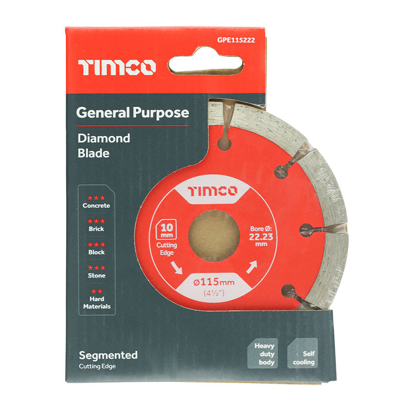 TIMCO General Purpose Diamond Blade Segmented