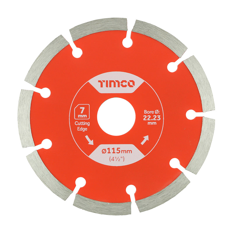 TIMCO General Purpose Diamond Blade Segmented — Box
