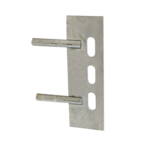 TIMCO Gravel Board Clip Twin Pin Galvanised