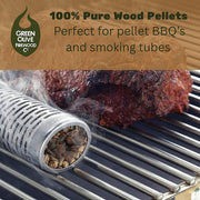 Green Olive Firewood Company BBQ Hardwood Pellets 10kg - IWFBSP10 - Ideal for Grilling