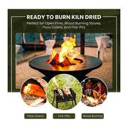 Green Olive Firewood Company Hardwood Kiln Dried Logs - 40L - Efficient Heat Output
