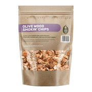 Green Olive Firewood Company Olive Wood Chips, 700g - FOWSC1.5 - Ideal for BBQ Smoking