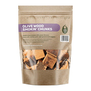 Green Olive Firewood Company Olive Wood Chunks for Smoking, 1.6kg - FOWCC1.5