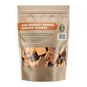 Green Olive Firewood Company Whiskey Wood Chunks 1.5kg - FWHCC1.5 - Ideal for BBQ Smoking