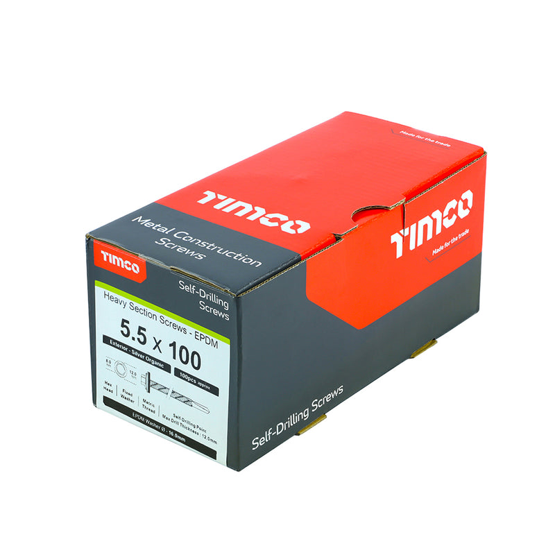 TIMCO Self-Drilling Heavy Section Screws Exterior Silver