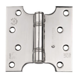 102 X 102 X 3Mm Parliament Hinge Grade 13 C/W Screws (Pair) - Bright Stainless Steel