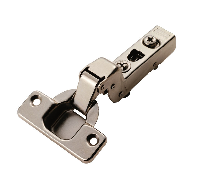 100 Deg Inset Clip-On Soft Close Hinge (C80C676F) - Bright Nickel Plate 35 cup