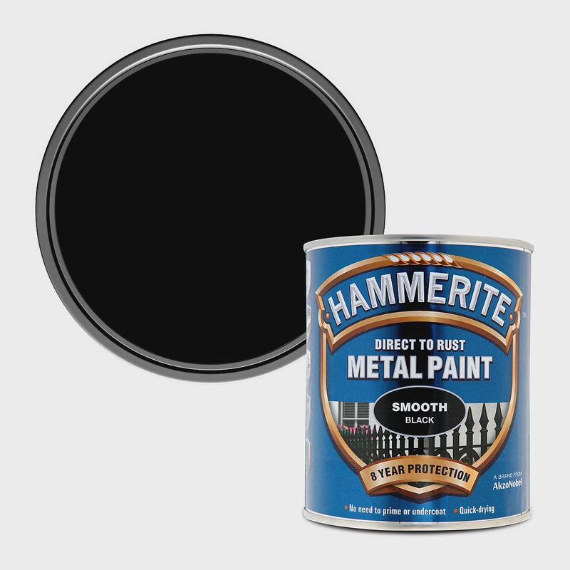 Hammerite 750Ml Smooth Black
