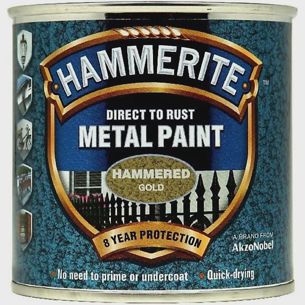 Hammerite 250Ml Hammered Gold