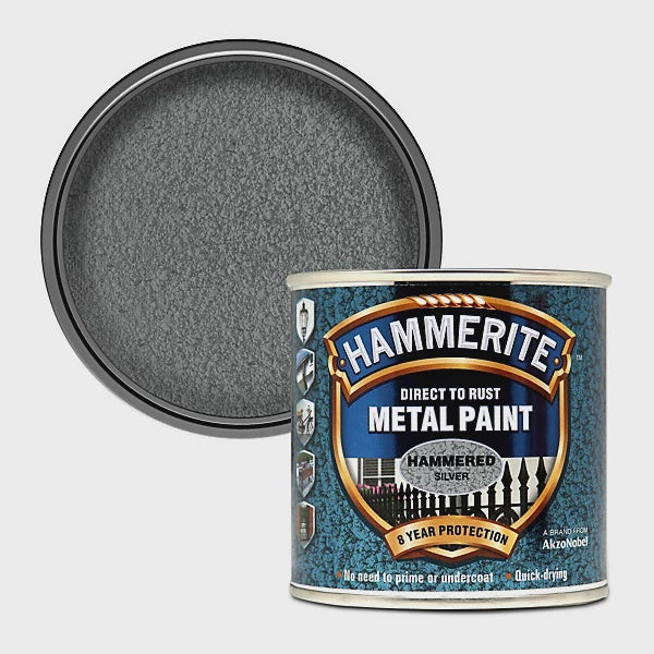 Hammerite 250Ml Hammered Silver