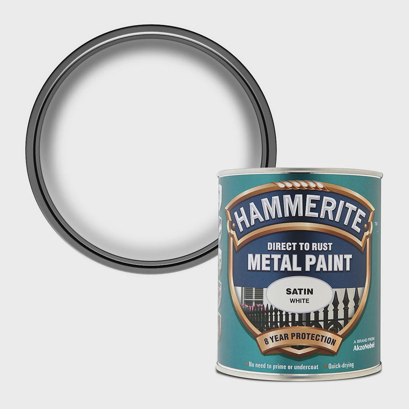 Hammerite  Satin White 250Ml