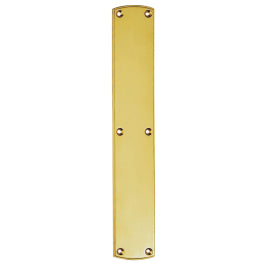 Push Plate - Polished Brass 457MM X 76MM