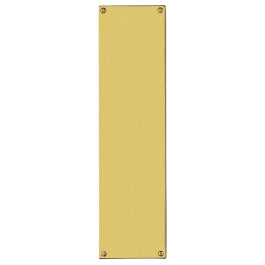 Finger Plate (Flat Sheet) - Polished Brass 305MM X 76MM