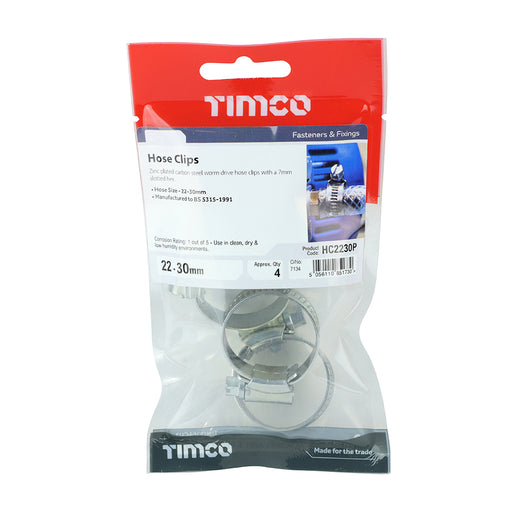 TIMCO Hose Clips Silver - 11 — Trade Pack