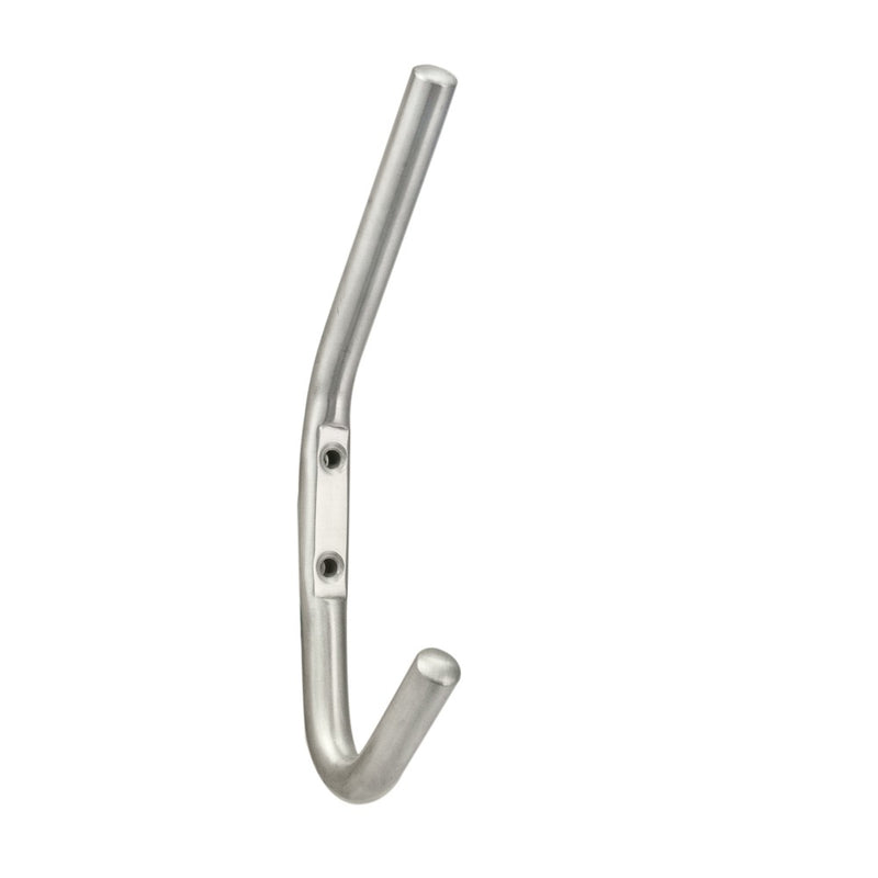 Hat & Coat Hook - 145 X 10Mm - Face Fix - Satin Stainless Steel