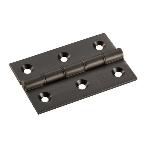 75 X 50 X 2.5Mm Double Phosphor Bronze Washered Butt Hinge C/W Screws (Pair) - Matt Bronze 76 x 50 x 2.5mm