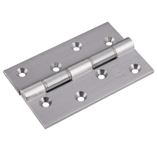 100 X 67 X 4Mm Double Stainless Steel Washered Butt Hinge (Pair) - Satin Chrome 102x67x4mm