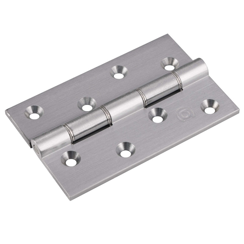 100 X 67 X 4Mm Double Stainless Steel Washered Butt Hinge (Pair) - Satin Chrome 102x67x4mm