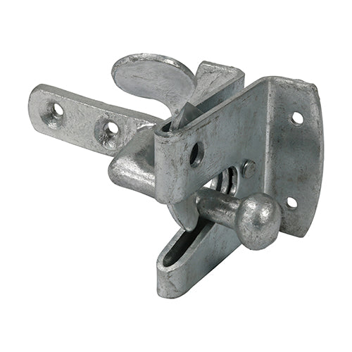 TIMCO Automatic Gate Latch Heavy Duty Hot Dipped Galvanised — Plain Bag