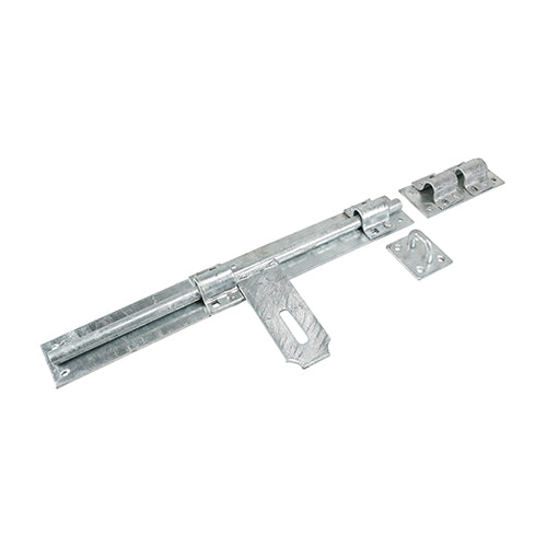 TIMCO Heavy Cross Pattern Door Bolt Hot Dipped Galvanised
