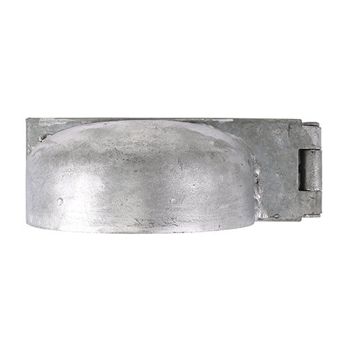 TIMCO Heavy Duty Padlock Protection Bar Left Hot Dipped Galvanised - 7.5"