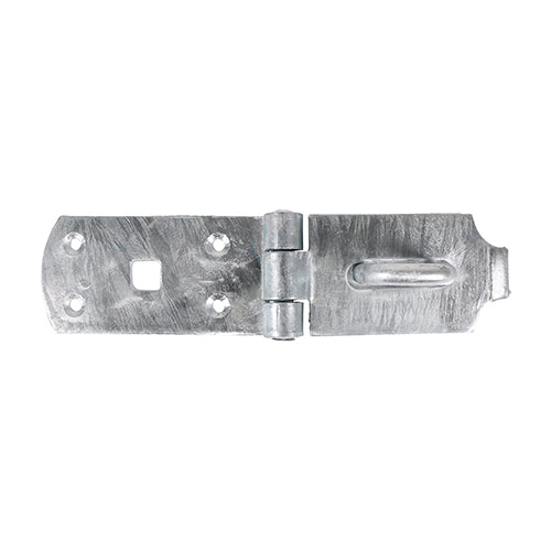 TIMCO Heavy Duty Hasp & Staple Secure Bolt On Black - 10"