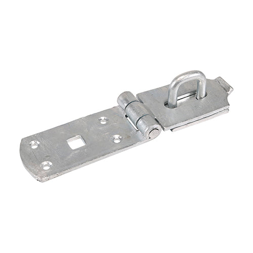 TIMCO Heavy Duty Hasp & Staple Secure Bolt On Black - 10"