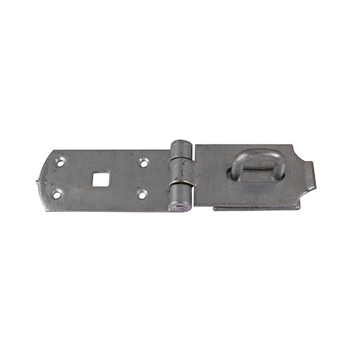 TIMCO Heavy Duty Hasp & Staple Secure Bolt On Black - 10"