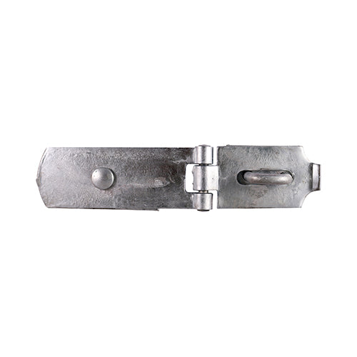 TIMCO Heavy Duty Swivel Pattern Hasp & Staple Bolt On Black - 8"
