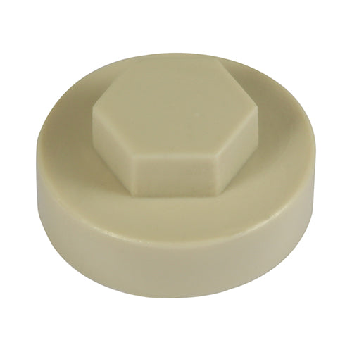 TIMCO Hex Head Cover Caps Black - 16mm