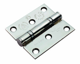 76 X 67 X 2.5Mm Ball Bearing Hinge Grade 11 C/W Screws (Pair) - Bright Stainless Steel