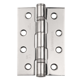 102 X 67 X 2.2Mm Ball Bearing Hinge Grade 11 C/W Screws (Pair) - Bright Stainless Steel 102 x 68 x 2.2
