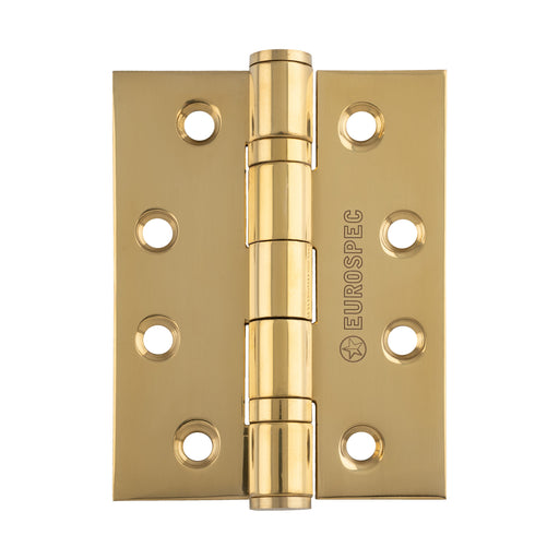102 X 76 X 3Mm Ball Bearing Hinge Grade 13 C/W Screws (Pair) - Stainless Brass