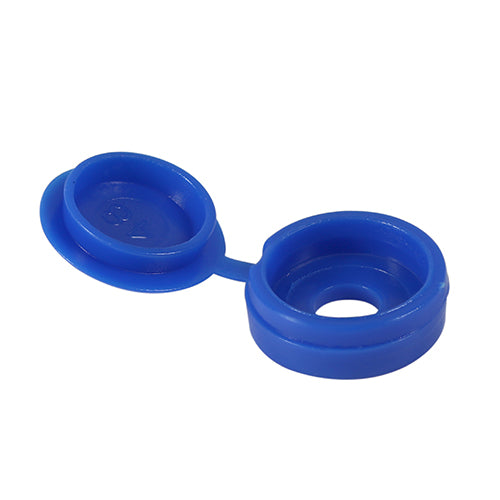 TIMCO Hinged Screw Caps Small Black - To fit 3.0 to 4.5 Screw