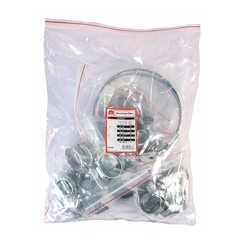 TIMCO Hose Clips Silver - Mixed