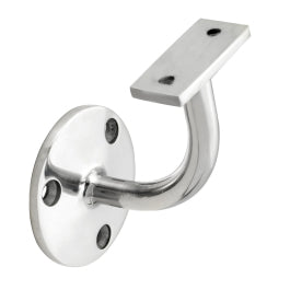 Handrail Bracket - 62Mm Projection - Face Fix - Bright Stainless Steel