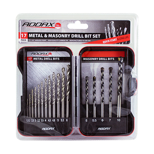 TIMCO Ground Jobber & Masonry Drill Set