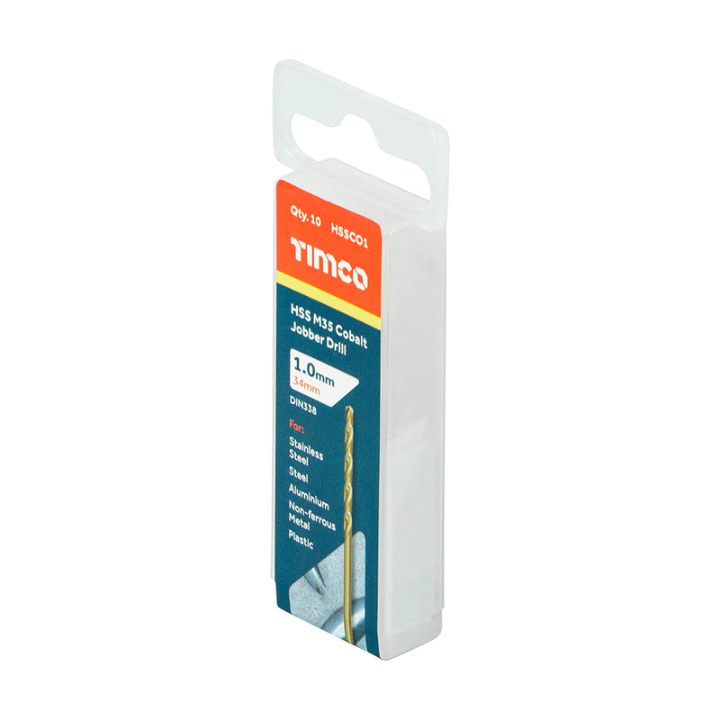 TIMCO Ground Jobber Drills - Cobalt M35 - 10.0mm