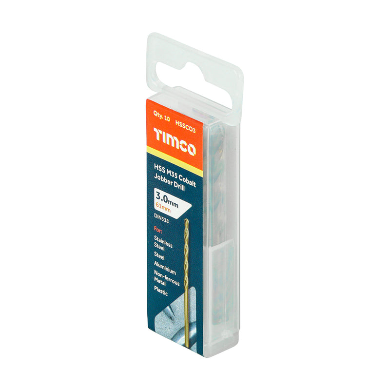 TIMCO Ground Jobber Drills - Cobalt M35 — Tube