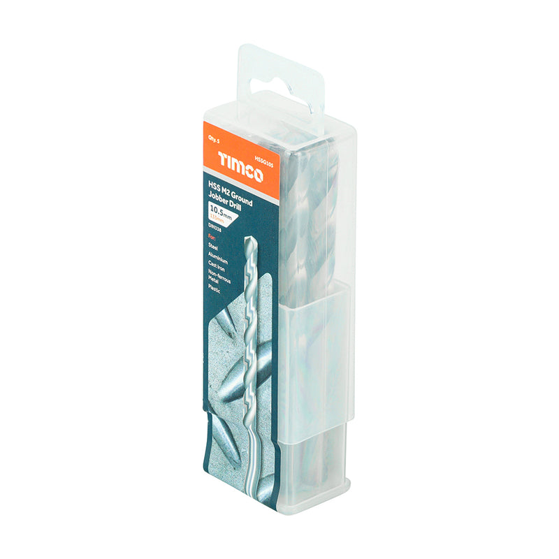 TIMCO Ground Jobber Drills HSS M2 — Tube